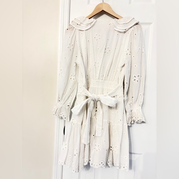 For Love & Lemons Serena Mini Dress White - Picture 4 of 7